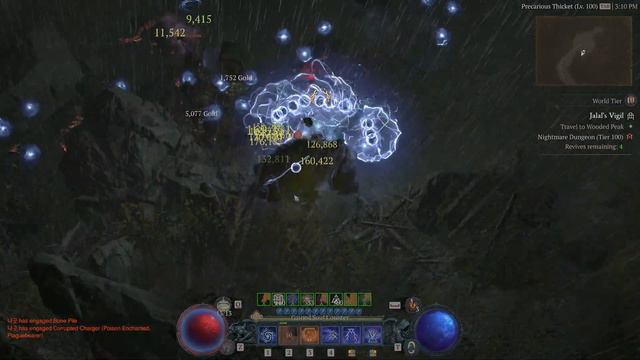 Diablo 4: The Oculus Sorcerer vs The Butcher (Tier 100) смотреть онлайн
