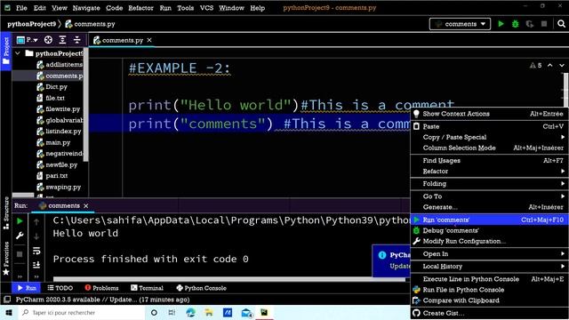 Comments in Python | Single Line Comment | Multiline Comment |Part-26| Python Tutorial For Beginner смотреть онлайн