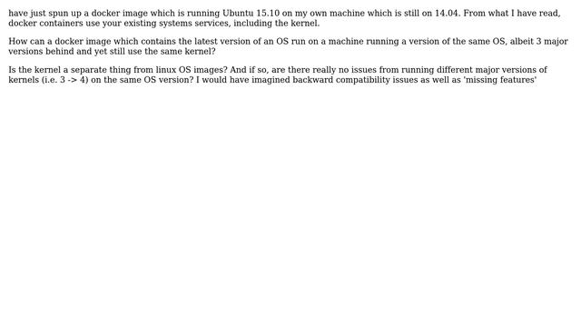 Docker images and the kernel смотреть онлайн