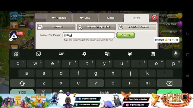 ? Coc Live - Base Visit | CWL | Road To 3K Subscribers (Clash Of Clans) смотреть онлайн