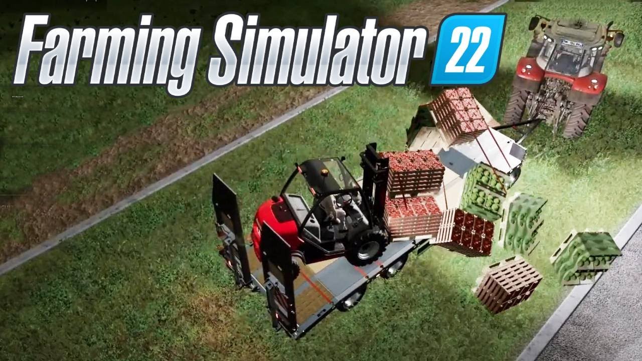 Большие ПРОДАЖИ УРОЖАЯ и КАРТРИДЖИ. Farming simulator 22 #19. КООП. смотреть онлайн