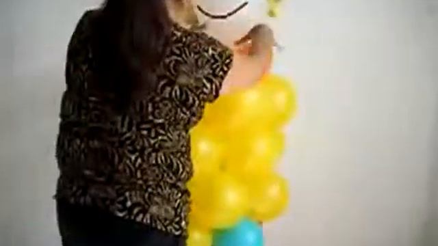Клоун из воздушных шаров- изготовление смотреть онлайн