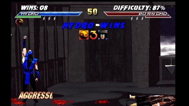 Mortal Kombat New Era Hydro Hard 8 Hardest Difficulty Full Playthrough MK Mugen [1080P 60FPS] смотреть онлайн