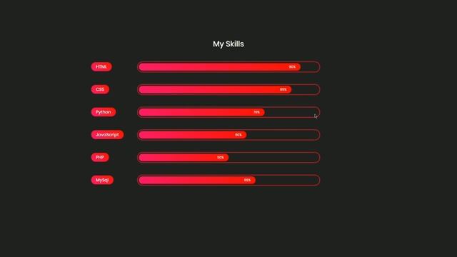 ?Create My Skills Section with Animated progress bar using HTML and CSS || pure CSS || #html #css смотреть онлайн