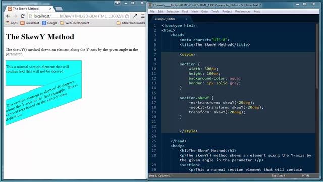 23011-CSS3 Transform Property - Part 2 смотреть онлайн