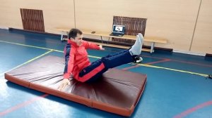 Партерная разминка.