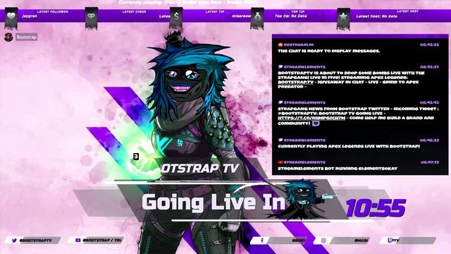 bootstrap.TV - LIVE - Give away every stream (!giveaway in chat for info)! смотреть онлайн