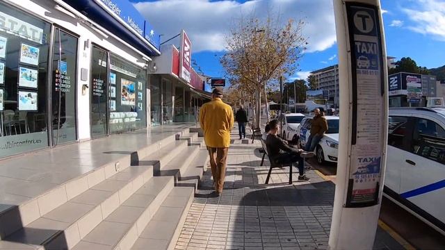 Albir, Costa Blanca, Spain. Walking Tour of the streets heading towards the beach. 02-01-21 ?? смотреть онлайн
