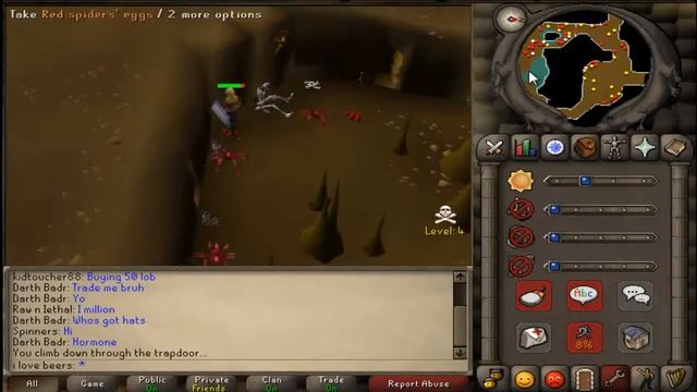 [RS07] Runescape 2007 scape Money Making Guide #2- Deadly red spider eggs- 150k+ Per Hour смотреть онлайн