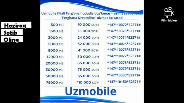 Uzmobile Arzon MB