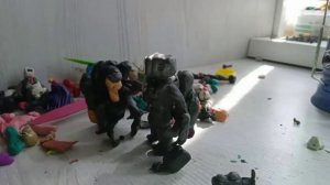 скибиди туалет 47 анимация из пластилина