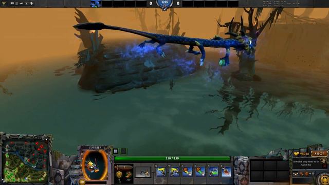 Dota 2 Unusual Courier: Ethereal Flame Azuremir (Indigo) смотреть онлайн