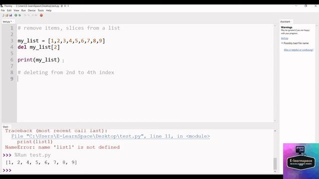 Python del keyword смотреть онлайн