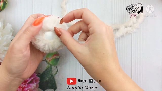 ВЗЯЛА МЕХОВУЮ ПРЯЖУ ИЗ FIX PRICE И ВОТ ЧТО ПОЛУЧИЛОСЬ #nataliamazerkanzashi