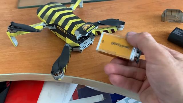 Поставил аккумулятор от Mavic Mini2 в Mavic Mini1