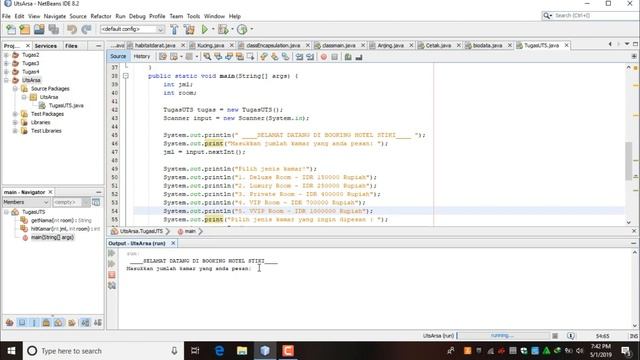 Program Java Booking Kamar Hotel смотреть онлайн