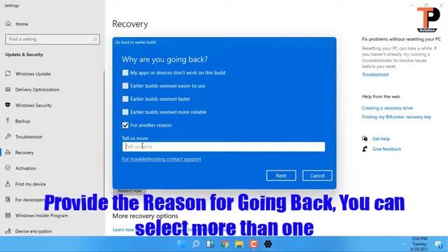 How to Rollback Windows 11 updates downgrade windows 11 to windows 10 смотреть онлайн
