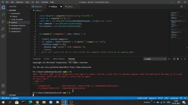 How to make a basic command handler Discord.js смотреть онлайн