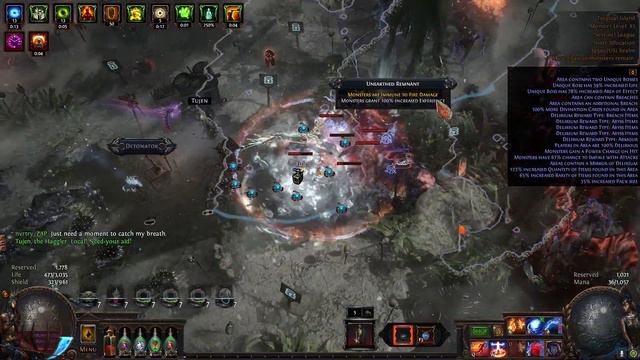 [Sentinel] Path of Exile 3.18 | Low Life Arc Assassin | 100% Deli T16 Tropical Island | 32M Boss DP смотреть онлайн