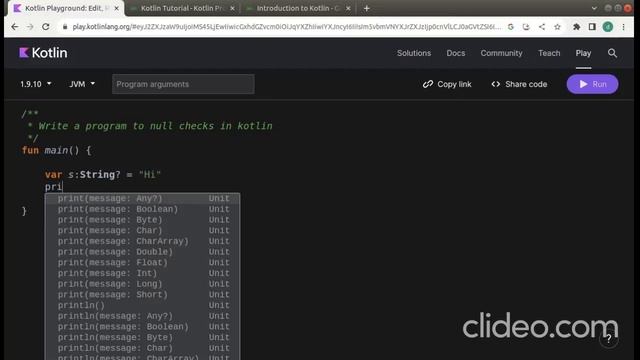 Kotlin - Null checks смотреть онлайн