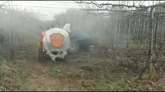 Air Blast Sprayer (Aerotic Turbo) Demonstration. смотреть онлайн