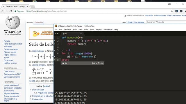 Curso de programacion en Python Nº 11: Consiguiendo PI con Python смотреть онлайн