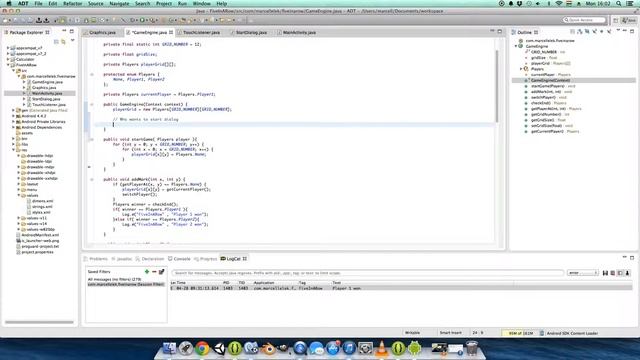How to make a Five in a row/TicTacToe game for Android - Part 4 смотреть онлайн