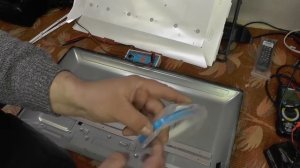 SHIVAKI STV-32LED17 (TP.MS3663S.PB818) Замена подсветки и убавляем ток