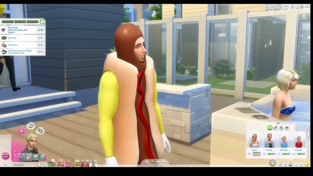 Let's Play the Sims 4 — Part 62 — Spa Party and Woohoo смотреть онлайн