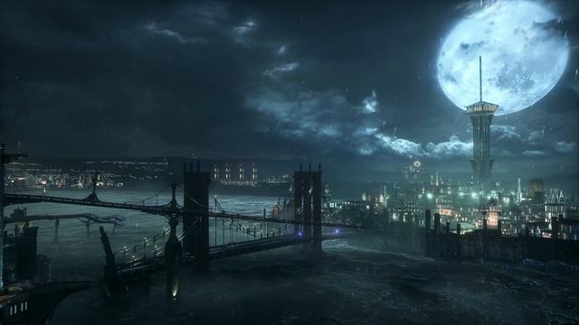 Arkham City View I Batman Arkham Knight I Live Wallpaper смотреть онлайн