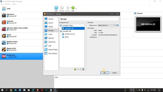 Virtual Box – How to Install MS-DOS 6.22 in Windows смотреть онлайн