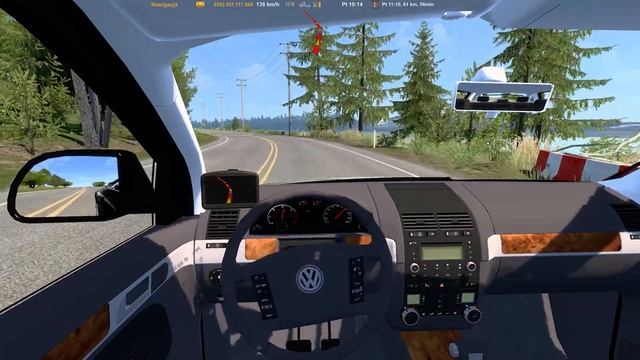 ??▶Volkswagen Touareg 7L◀ |✅ American Truck Simulator 2 1.43 | CAR MOD | 2K смотреть онлайн