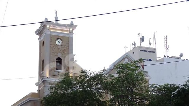 Riohacha Sunrise - Timelapse test - Nuestra Señora de los Remedios Cathedral смотреть онлайн