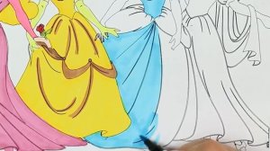 Принцессы Pаскраски | Pаскраски для детей | как рисовать | книжка-раскраска | раскраска