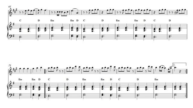 Chemtrails Over The Country Club - Lana Del Rey (arr. for soprano saxophone and piano easy) смотреть онлайн