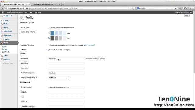 5. WordPress User Profile - WordPress Essentials смотреть онлайн