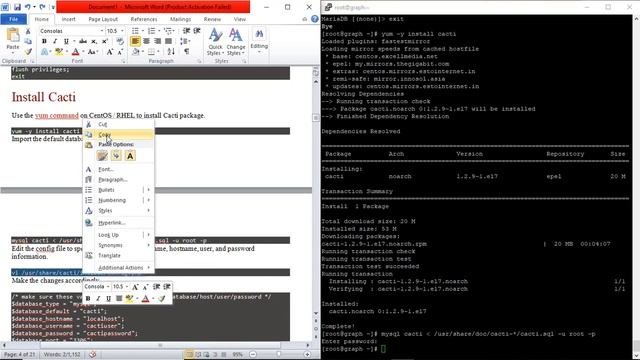 Install Cacti Graph 1.2.9 (Latest Version) on Centos 7 with steps смотреть онлайн
