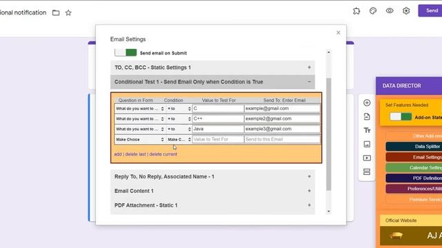 Email Notifications for Google Forms based on response смотреть онлайн
