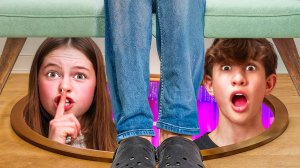 We Built a SECRET ROOM To Hide From My Dad ft_ Ben Azelart