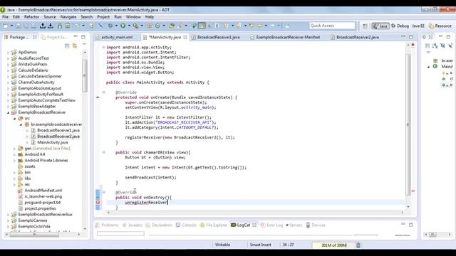 BroadcastReceiver no Android, Executando Tarefas no Background смотреть онлайн