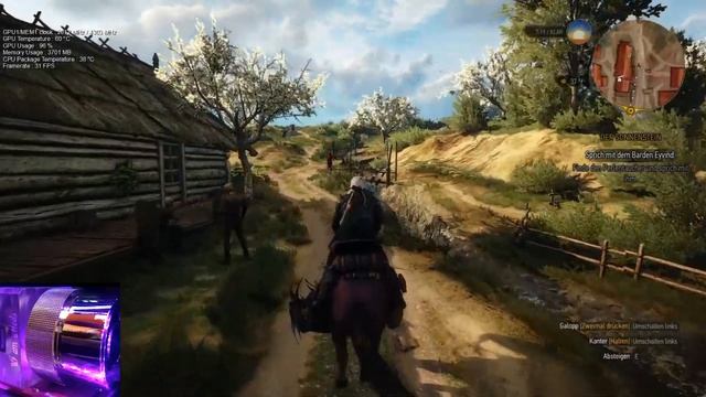 Xeon E5 2690v3 & Zotac AMP Xtreme GTX 1070 Witcher 3 Benchmark смотреть онлайн