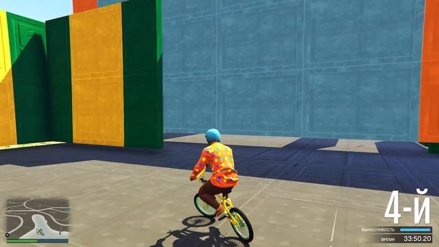 ЭКСТРЕМАЛЬНО ОПАСНЫЕ ПРЫЖКИ ПО ТОНКОЙ ВЕРЕВКЕ В НЕБЕ НА BMX В GTA 5 ONLINE смотреть онлайн