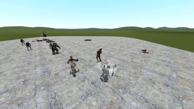 RE7 Molded Vs Black Ops Nazi Zombies | Garry's Mod NPC Battles смотреть онлайн