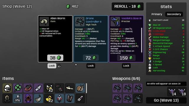 Building a Pack of KILLER DRONES!! | Brotato: Modded смотреть онлайн