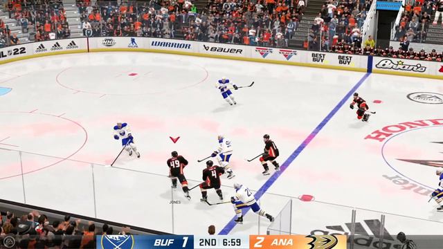 NHL 22 - Buffalo Sabres VS Anaheim Ducks S01 E06 смотреть онлайн
