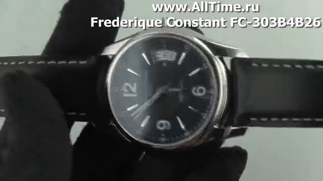 Мужские наручные швейцарские часы Frederique Constant FC-303B4B26 смотреть онлайн
