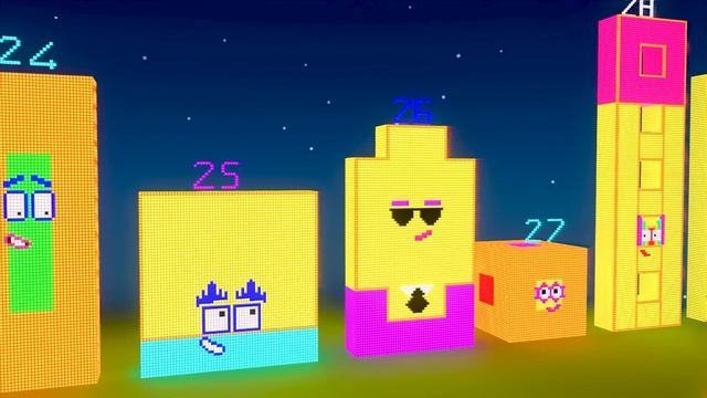 Making NUMBERBLOCK 1 to 40 with Numberlink But Glowing in Minecraft Fanmade NUMBERBLOCKS смотреть онлайн