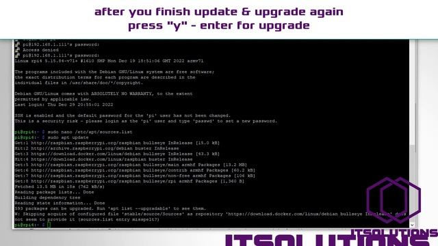 Raspberry Debian Upgrade distro from Buster to Bullseye 10 to 11 смотреть онлайн