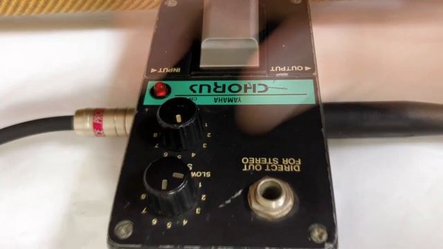 Yamaha CH-01 Stereo Analog Chorus 1980s Vintage Guitar Pedal Made in Japan смотреть онлайн
