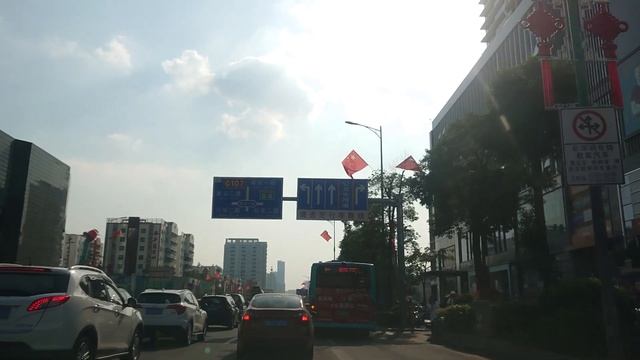 Driving around in Shenzhen Guangdong China. Baoan towards Nanshan - 2019 October 16 смотреть онлайн